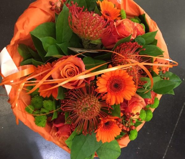 Orange boeket